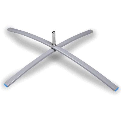 Metallkreuz Light grau